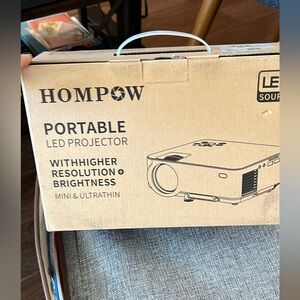 Portable LED Projector - Black